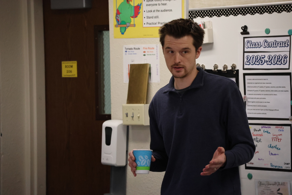 Mr. Wichman's 4th graders were hard at work this week recreating a Greek play! Determining the meaning of words and phrases in mythology is a 4th grade standard, so they were reciting the play with characters, then discussing the meaning of each passage and predicting what would happen next. #celebrate379