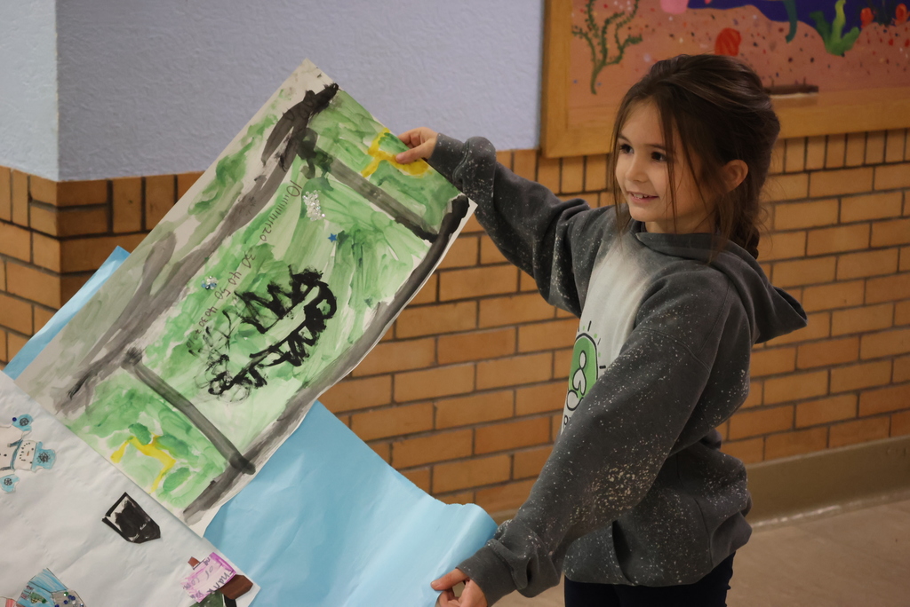 The 2nd and 3rd grade holiday music program is almost here (Dec. 11), and Mrs. McGuire's art classes are doing their part to set the stage! They created their own holiday scenes that will be available to view on the night of the concert.  #celebrate379