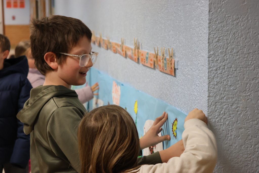 The 2nd and 3rd grade holiday music program is almost here (Dec. 11), and Mrs. McGuire's art classes are doing their part to set the stage! They created their own holiday scenes that will be available to view on the night of the concert.  #celebrate379