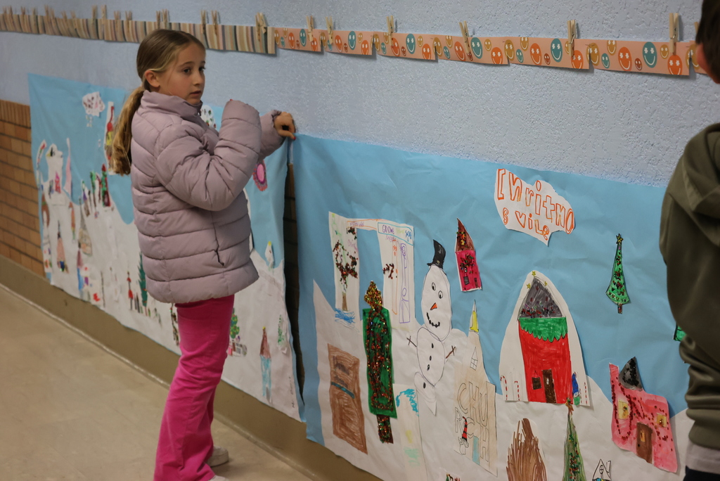 The 2nd and 3rd grade holiday music program is almost here (Dec. 11), and Mrs. McGuire's art classes are doing their part to set the stage! They created their own holiday scenes that will be available to view on the night of the concert.  #celebrate379
