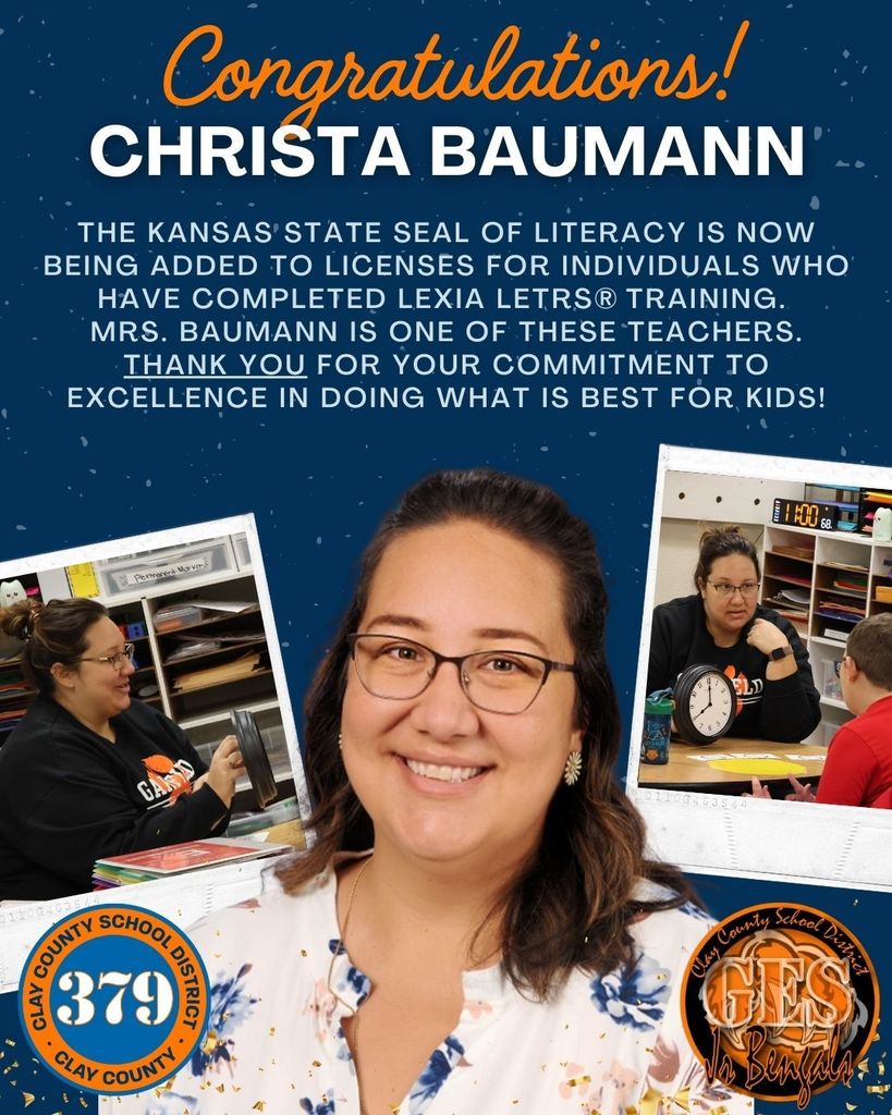 Congratulations, Mrs. Baumann! #celebrate379