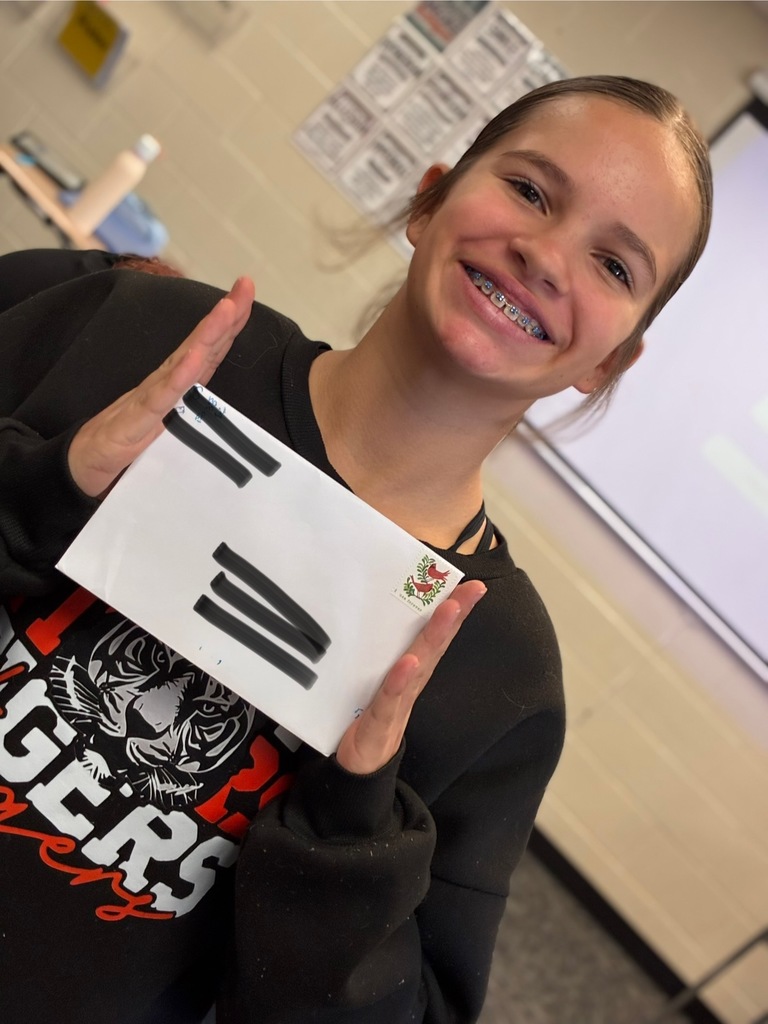 Mrs. Blain's 8th grade ELA classes are practicing letter writing format in 8th grade ELA. And what better way to practice this skill than with thank you cards to the educators who have impacted them over the years? THANK YOU to all of our para educators, administrators, custodians, cooks, bus drivers, teachers, secretaries, substitutes, and coaches! #celebrate379