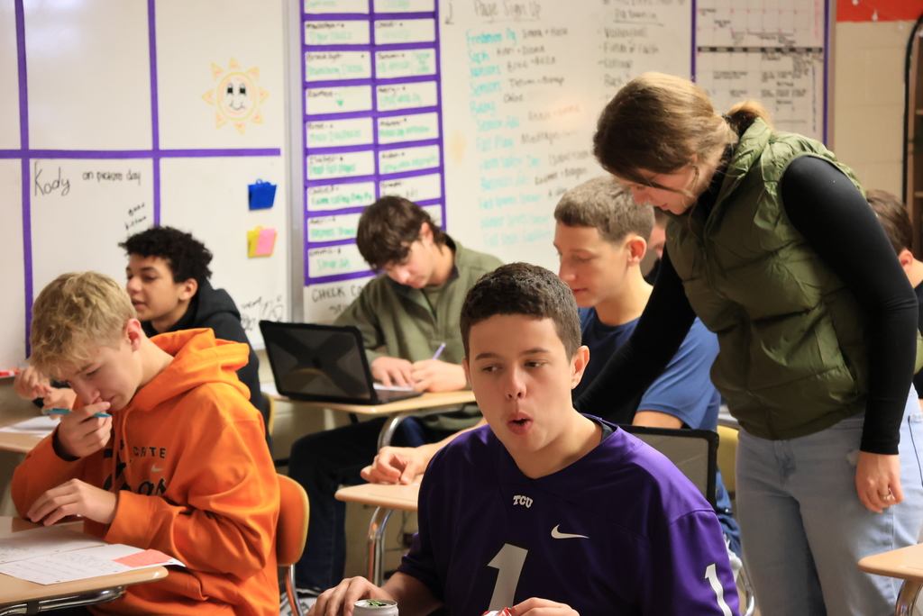 Ms. McFadden's English 9 students are working on their "Make a Change" persuasive writing project, where they research something in Clay Center that they feel needs to be changed. Then, they write a letter to the people involved to see about making that change happen. #celebrate379