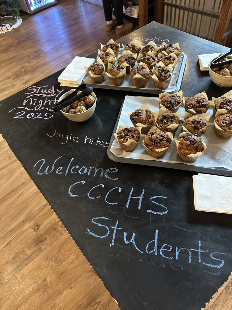 The annual CCCHS Finals Study Night was a big success! Thank you to Happy Hippie for hosting! #celebrate379