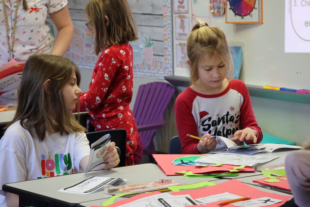 Mrs. Knitter's second graders are ending their semester with a "Christmas Around the World" project, where they research the holiday traditions of different countries. #celebrate379