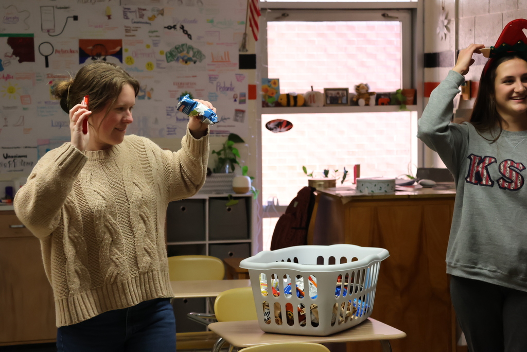 Youth Leaders in Kansas (YLinK) members surprised CCCHS staff with a cider and chocolate bar as they graded their finals. #celebrated379