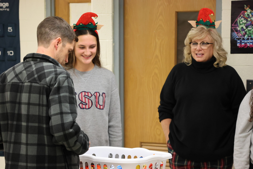 Youth Leaders in Kansas (YLinK) members surprised CCCHS staff with a cider and chocolate bar as they graded their finals. #celebrated379