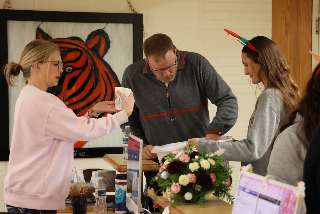 Youth Leaders in Kansas (YLinK) members surprised CCCHS staff with a cider and chocolate bar as they graded their finals. #celebrated379