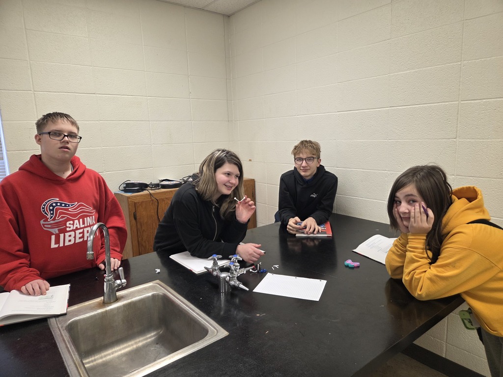 Mrs. Trembath's 8th grade science class opened the new year learning about the atomic composition of simple molecules and compounds. They learned that some atoms cannot be trusted. Ask them why! #celebrate379