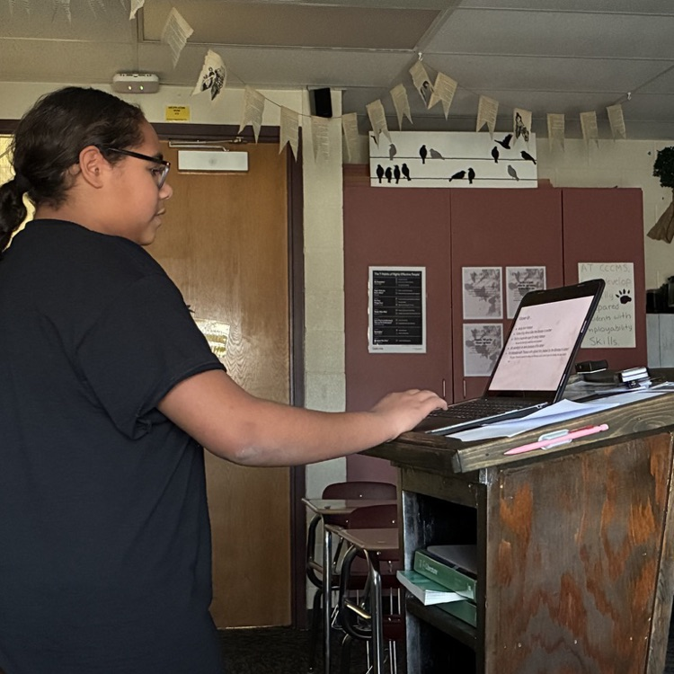 Mrs. Blain's 6th grade ELA students spent the first week back at CCCMS researching Greek gods, goddesses, and creatures to build background knowledge before reading The Lightning Thief. Then, students created presentations and shared their research with classmates. #celebrate379