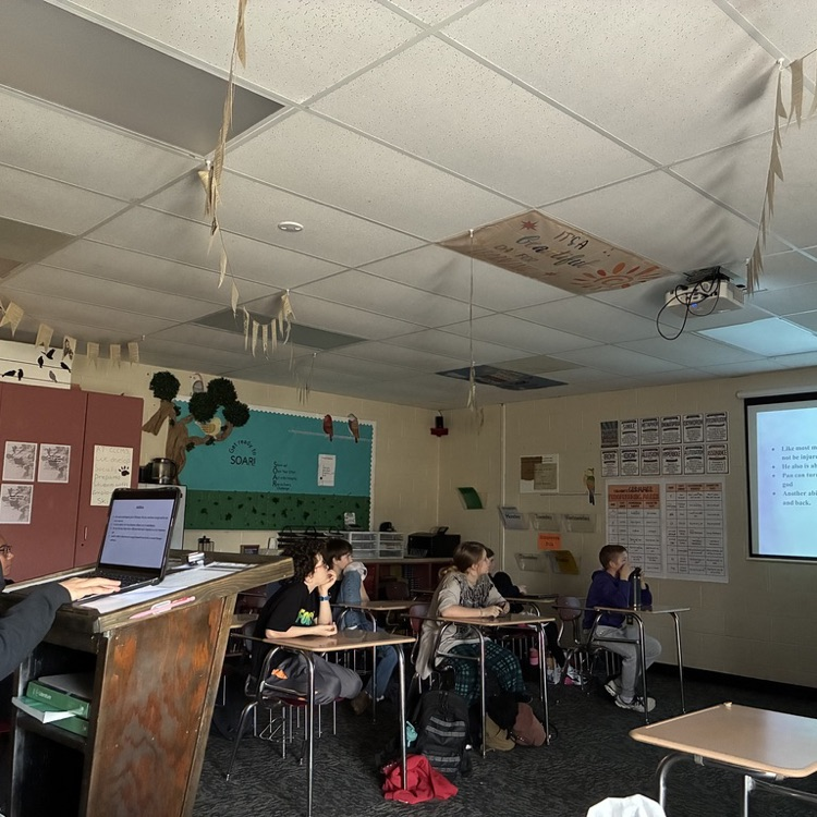 Mrs. Blain's 6th grade ELA students spent the first week back at CCCMS researching Greek gods, goddesses, and creatures to build background knowledge before reading The Lightning Thief. Then, students created presentations and shared their research with classmates. #celebrate379