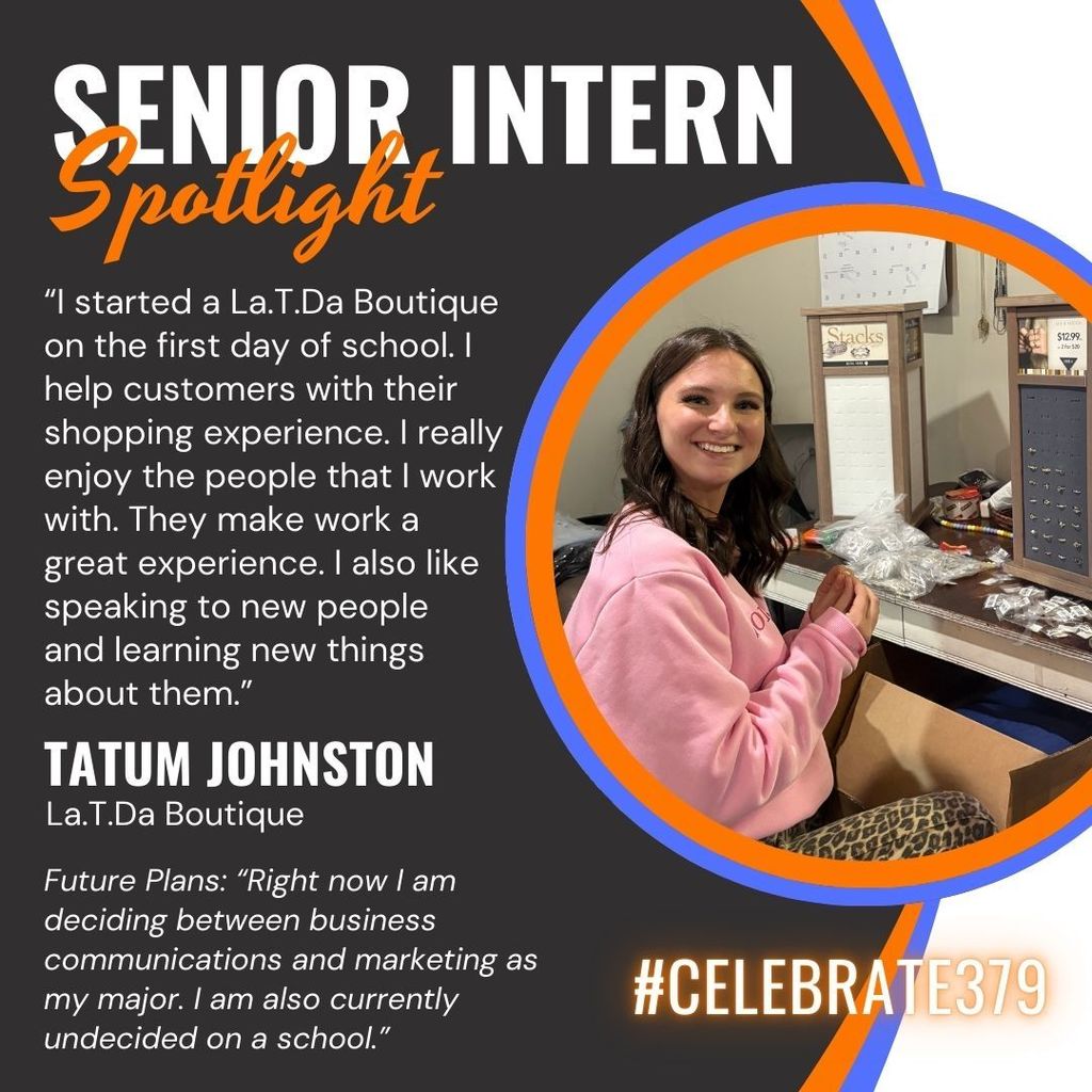 CCCHS Senior Intern Spotlight #celebrate379