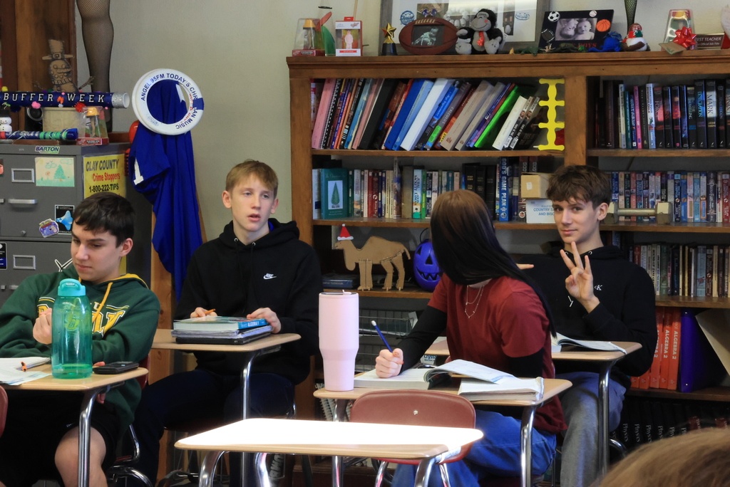 Mr. Freeman's Algebra 1  students were solving some systems today! #celebrate379