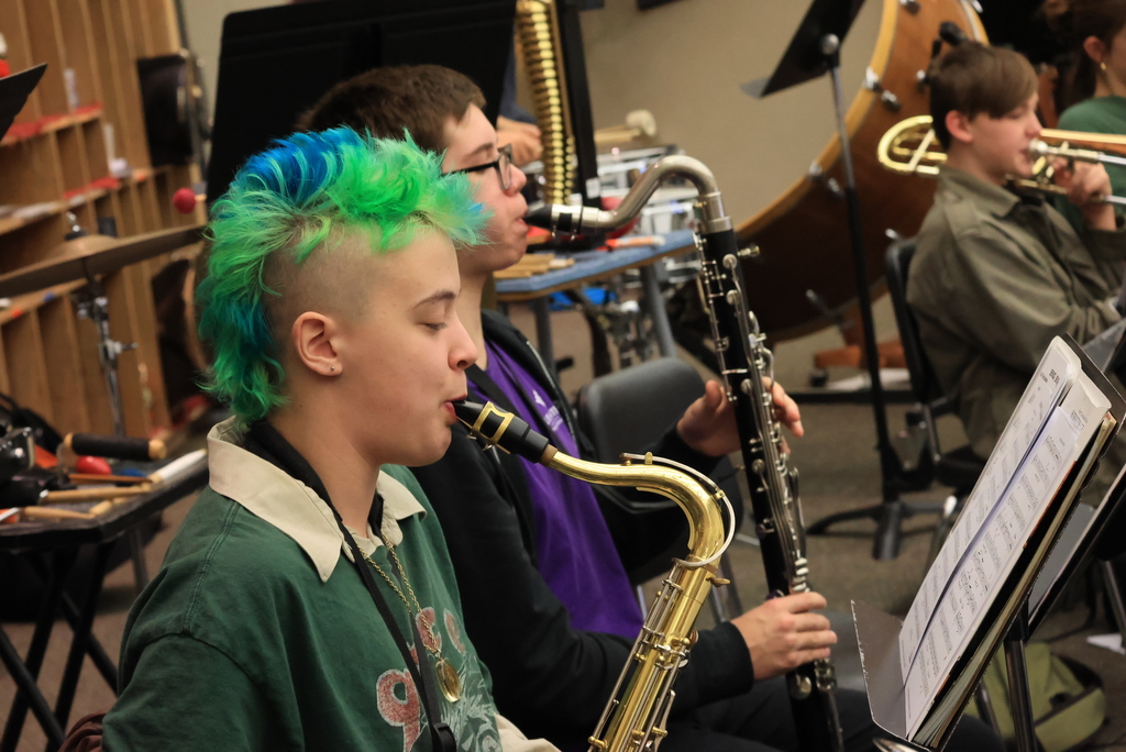 It's never too early to rehearse for Stardusters! That's exactly what Mrs. Thrasher's band students were doing today. They already sound great! Stardusters will take place on March 27th. #celebrate379
