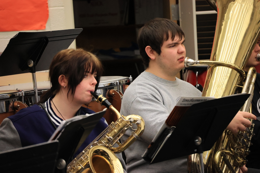 It's never too early to rehearse for Stardusters! That's exactly what Mrs. Thrasher's band students were doing today. They already sound great! Stardusters will take place on March 27th. #celebrate379