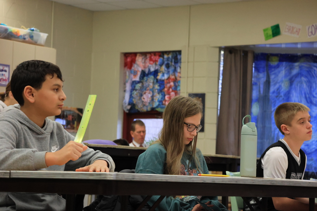 Mrs. Argo's 7th grade art students got started on a new project today that focused on learning about the elements of art. #celebrate379