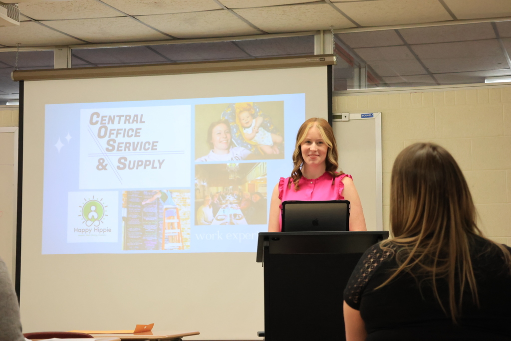 Today, the Class of '26 completed a major part of their four-year Individual Plan of Study (IPS) with their senior presentations. Each senior created a presentation that can be used later as part of a job or scholarship interview. Community members took time from their busy schedules to help judge these presentations and give feedback. It was a great real-world experience! #celebrate379