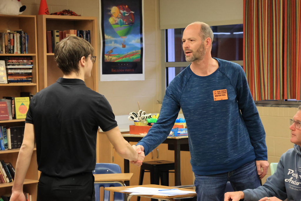 Today, the Class of '26 completed a major part of their four-year Individual Plan of Study (IPS) with their senior presentations. Each senior created a presentation that can be used later as part of a job or scholarship interview. Community members took time from their busy schedules to help judge these presentations and give feedback. It was a great real-world experience! #celebrate379