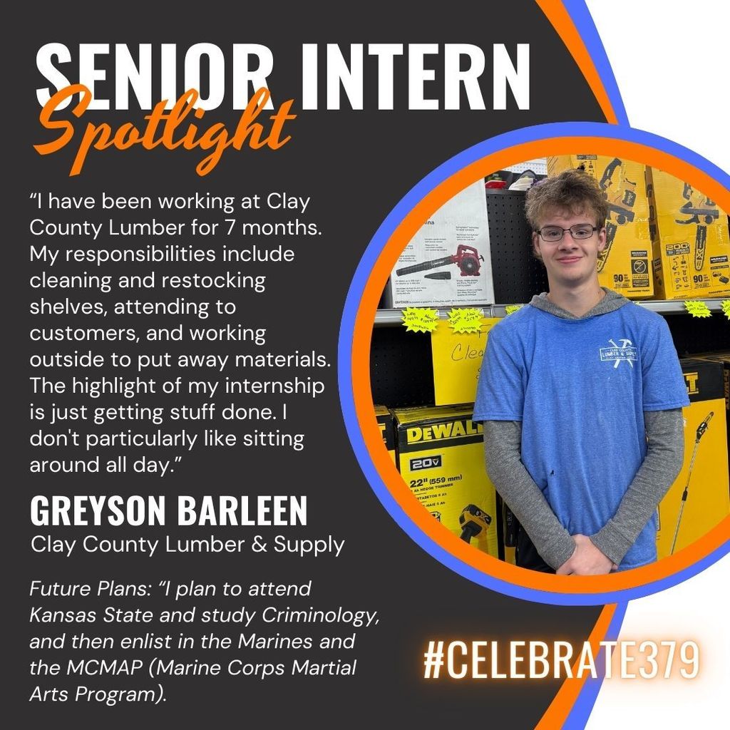 CCCHS Senior Intern Spotlight #celebrate379
