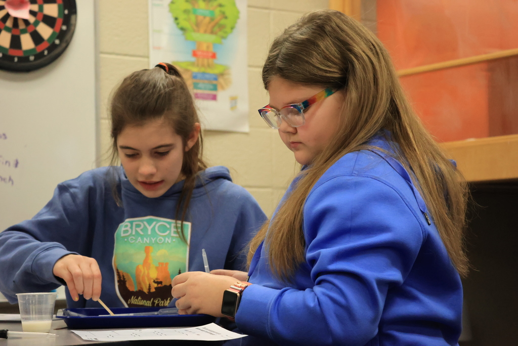 Garfield science teachers use the Mystery Science curriculum for all of their lessons. Today, Mrs. Schurle's 5th graders were mixing different ingredients to see how they reacted to each other. #celebrate379