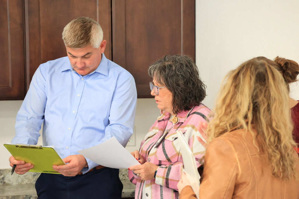 USD 379 has a District Leadership Team that meets throughout the year to work on our 5-year action plan. Yesterday, leaders from each building came together to look at data, review district and building goals, and prepare for our annual presentation to KSDE, which is required of every school district in Kansas. #celebrate379