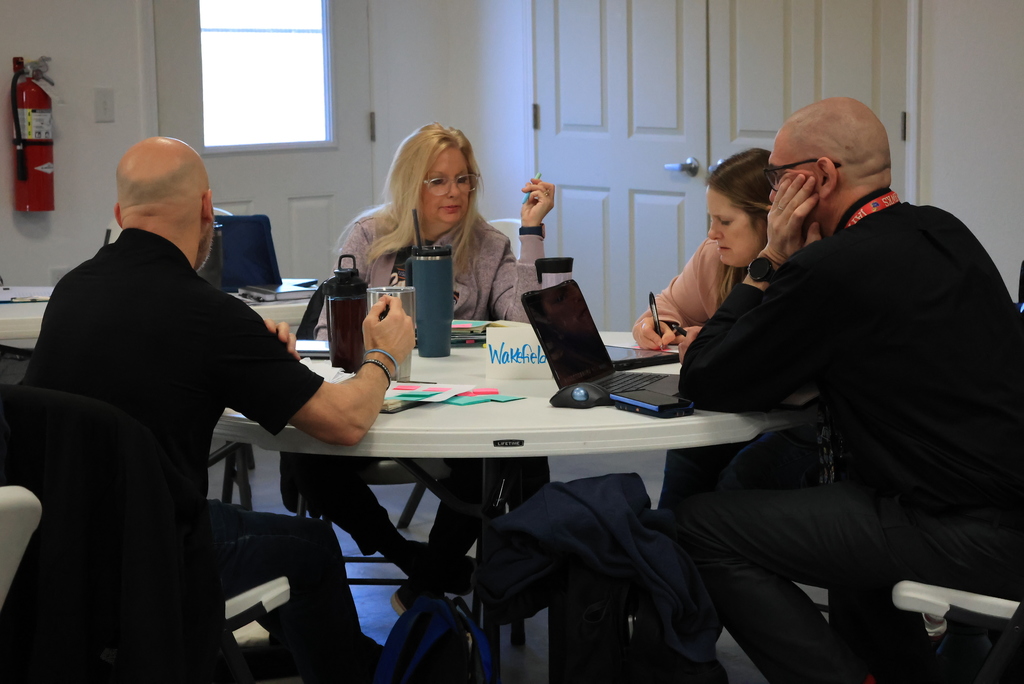 USD 379 has a District Leadership Team that meets throughout the year to work on our 5-year action plan. Yesterday, leaders from each building came together to look at data, review district and building goals, and prepare for our annual presentation to KSDE, which is required of every school district in Kansas. #celebrate379