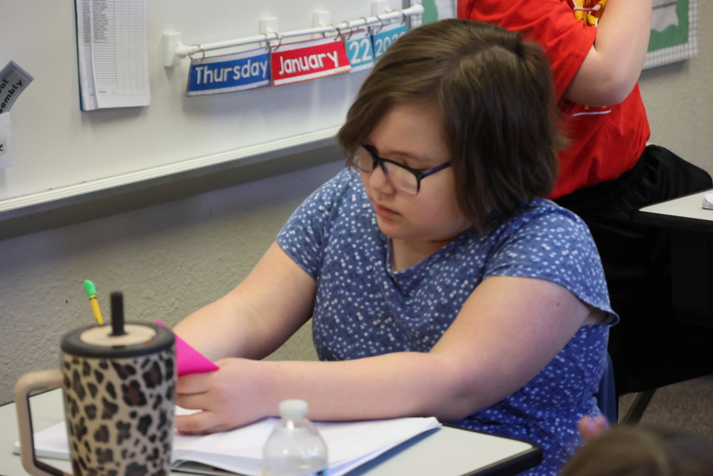 Writing is a part of every classroom in Lincoln, and it really gets expanded in 2nd grade as students learn to write thoughts and stories instead of just sentences. Today in Mrs. Payne's class, they were writing about their evening and about their classmates. Their journals are full of entries! #celebrate379