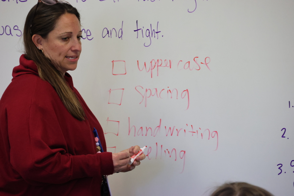 Writing is a part of every classroom in Lincoln, and it really gets expanded in 2nd grade as students learn to write thoughts and stories instead of just sentences. Today in Mrs. Payne's class, they were writing about their evening and about their classmates. Their journals are full of entries! #celebrate379