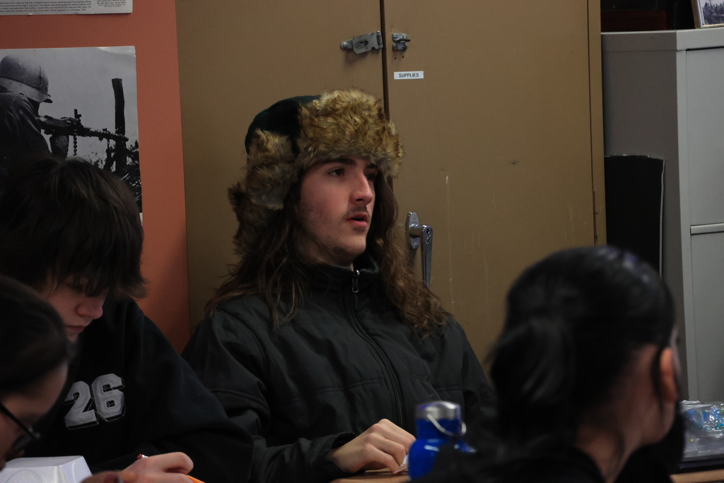 Mr. Seuser's senior U.S. Government class read and interpreted Theodore Roosevelt's 1910 New Nationalism Speech today. The speech, which was read at Osawatomie, Kansas, argued that the federal government must play a strong, active role in regulating the economy to protect the public interest. #celebrate379