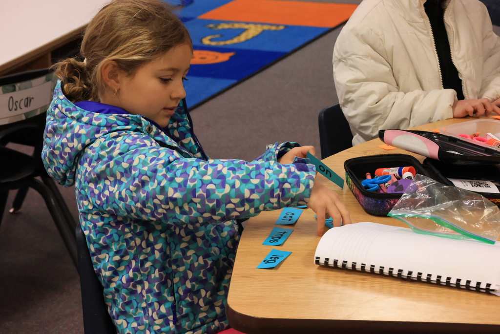 Every Monday-Thursday, all kindergarten students participate in writing small groups. This includes Mrs. Knitter's students, who were working hard yesterday!  Students rotate to a different station each day. These range from guided work with Mrs. Knitter or her aide, Mrs. Dreher, independent work (in which they were doing amazing at staying on task), and Lexia, which is an online reading program to help them become a stronger reader. It works on skills like phonics, word recognition, vocabulary, and reading comprehension at each student's own ability level. #celebrate379