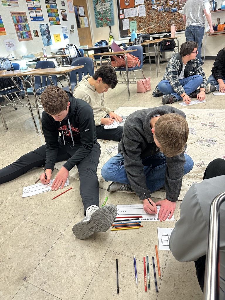 Today, English 10 students are creating their own “Life is an Adventure” belts in the spirit of Chris McCandless from the novel, “Into the Wild.” As a backdrop, Mrs. Reichert's students are listening to the 80’s band “Supertramp,” who inspired our book’s protagonist to take on the alias, Alex Supertramp. #celebrate379