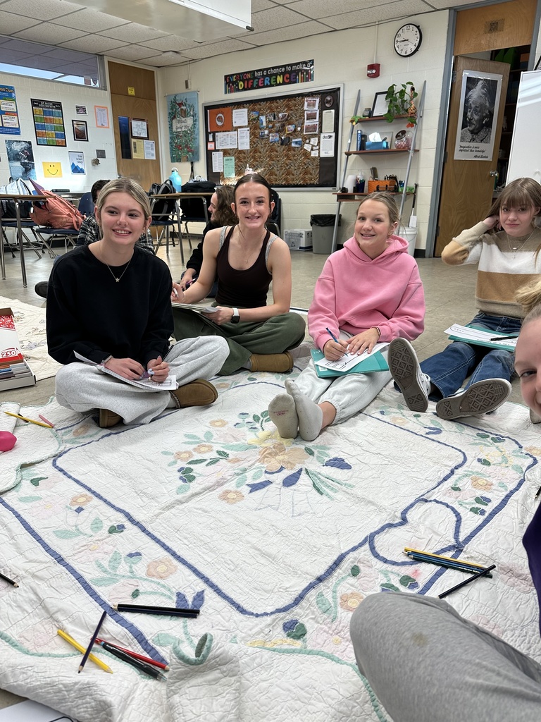 Today, English 10 students are creating their own “Life is an Adventure” belts in the spirit of Chris McCandless from the novel, “Into the Wild.” As a backdrop, Mrs. Reichert's students are listening to the 80’s band “Supertramp,” who inspired our book’s protagonist to take on the alias, Alex Supertramp. #celebrate379
