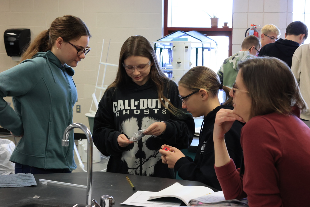 Mrs. Pfizenmaier's 8th graders are in the middle of a science unit on the design process, a step-by-step approach to solving problems by creating and improving solutions. It includes identifying a problem, brainstorming ideas, planning and building a model, testing it, and making improvements based on results.  Today, students were using this process to create a new and improved hand warmer. Makes sense with this cold weather! #celebrate379