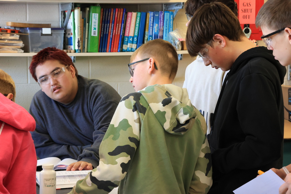 Mrs. Pfizenmaier's 8th graders are in the middle of a science unit on the design process, a step-by-step approach to solving problems by creating and improving solutions. It includes identifying a problem, brainstorming ideas, planning and building a model, testing it, and making improvements based on results.  Today, students were using this process to create a new and improved hand warmer. Makes sense with this cold weather! #celebrate379