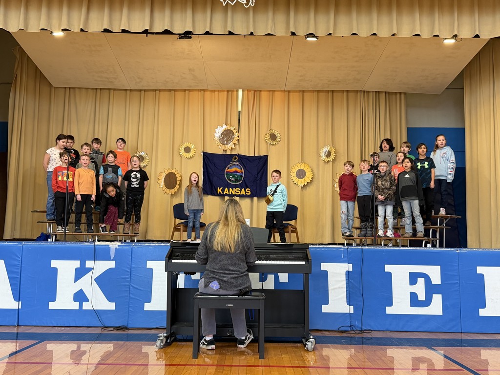 Did you know that Kansas Day was yesterday? Mrs. Ehlers' third graders put on their own Kansas Day play for the rest of the school and community! #celebrate379
