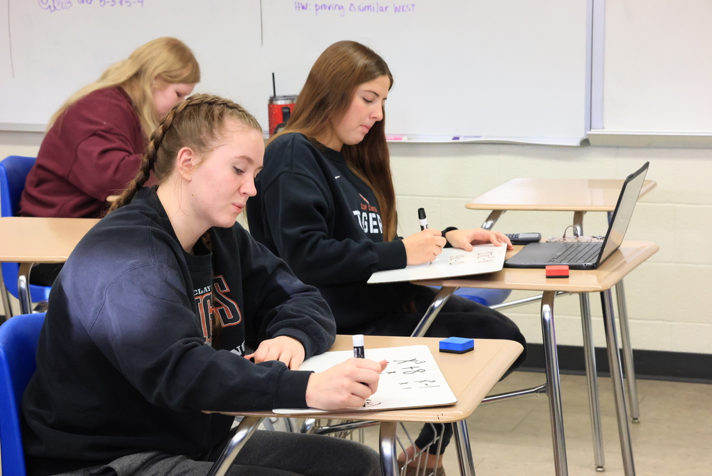 Polynomial long division, quadratic equations, it was all going down in Mrs. Stratton's Algebra II class in preparation for a quiz today! #celebrate379