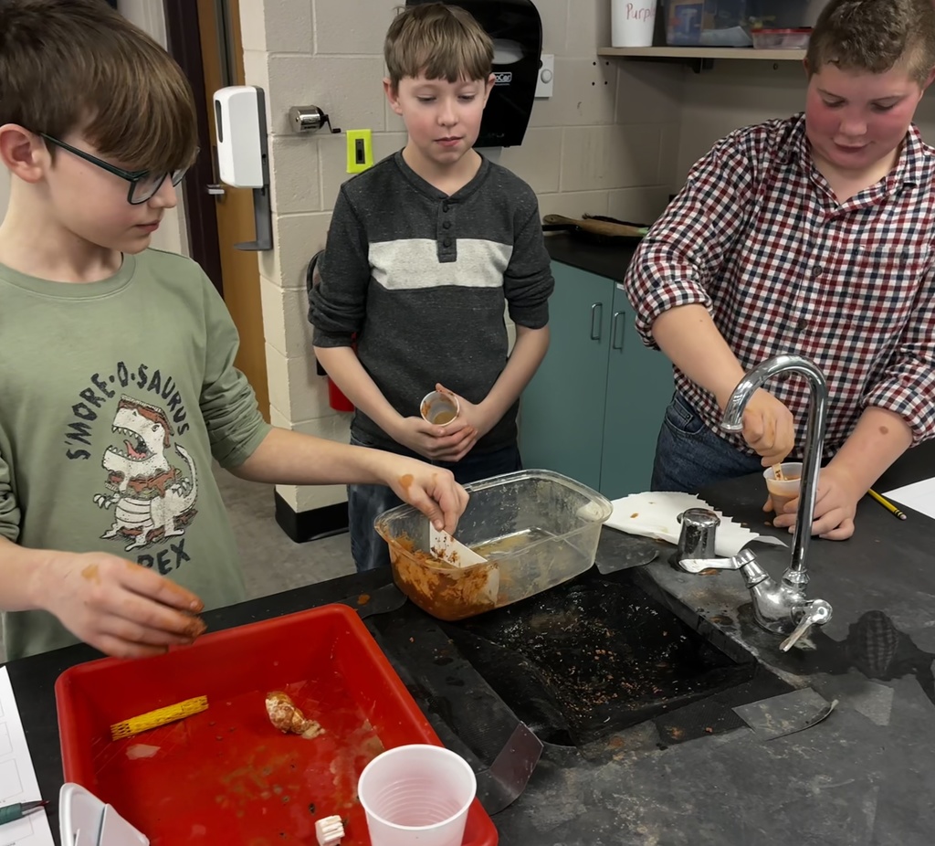 6th-grade science students used what they had learned about Earth's materials to build cliffs from sand, clay, rocks, and soil.  First, they brainstormed how to layer the materials to withstand waves and allow water to flow through or over the cliff.  They then added erosion control, such as large rocks to slow waves and wood sticks to reinforce weak areas.  They tested their designs from mild waves up to storm waves with different levels of precipitation.  Many were excited to be getting their hands dirty, building and testing their ideas.  #celebrate379