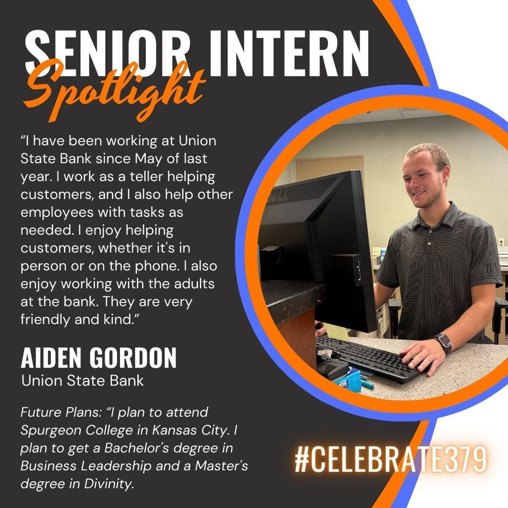 CCCHS Senior Intern Spotlight #celebrate379