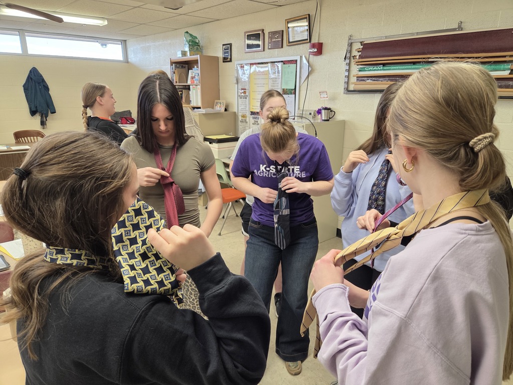 It's getting close to Mock Trial time in government classes! As part of the process, the seniors are teaching each other how to tie neckties! #celebrate379