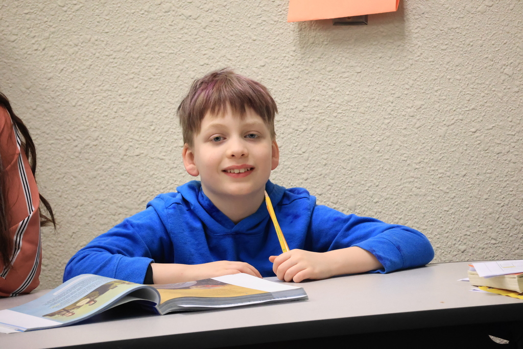 It was Beatlemania in Mrs. Pfizenmaier's 4th grade class!  Their Module 7 ELA story discussed the Beatles and their rise to fame. Mrs. Pfizenmaier even sprinkled in a few songs during the unit as well! #celebrate79