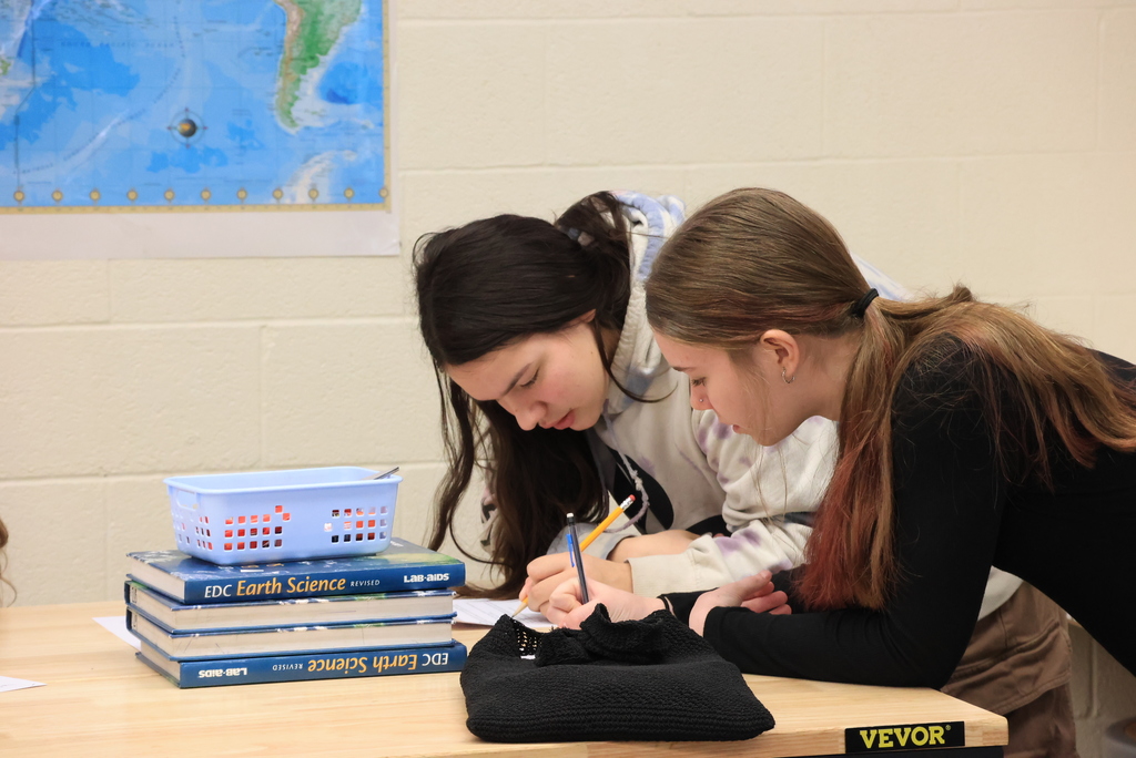 Mrs. Affolter's earth science students were creating their own mining company today! In small groups, they used a topogaphic map to figure out where the best areas were to mine Molybdenum, which is a versatile, silvery-grey transition metal with an extremely high melting point used in industrial alloys. #celebrate379