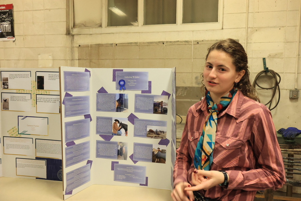 The CCCHS FFA department held its first round of Student Agricultural Experience (SAE) presentations today. These are student-led, in-depth reports highlighting hands-on agricultural projects conducted outside classroom hours. #celebrate379