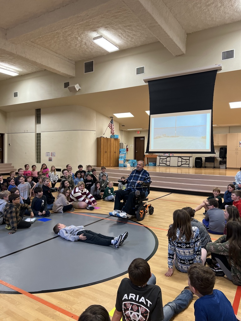 Yesterday, Garfield and CCCMS welcomed Kevin Olson to speak to the students. Mr. Olson became paralyzed at age 19. He has since achieved personal and professional success as a motivational speaker and the author of “Learning to Live With It", a book about his journey through the aftermath of the accident. He shared a message of perseverance and hope! #celebrate379