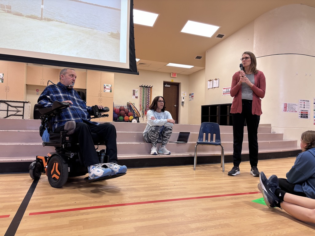 Yesterday, Garfield and CCCMS welcomed Kevin Olson to speak to the students. Mr. Olson became paralyzed at age 19. He has since achieved personal and professional success as a motivational speaker and the author of “Learning to Live With It", a book about his journey through the aftermath of the accident.  He shared a message of perseverance and hope! #celebrate379