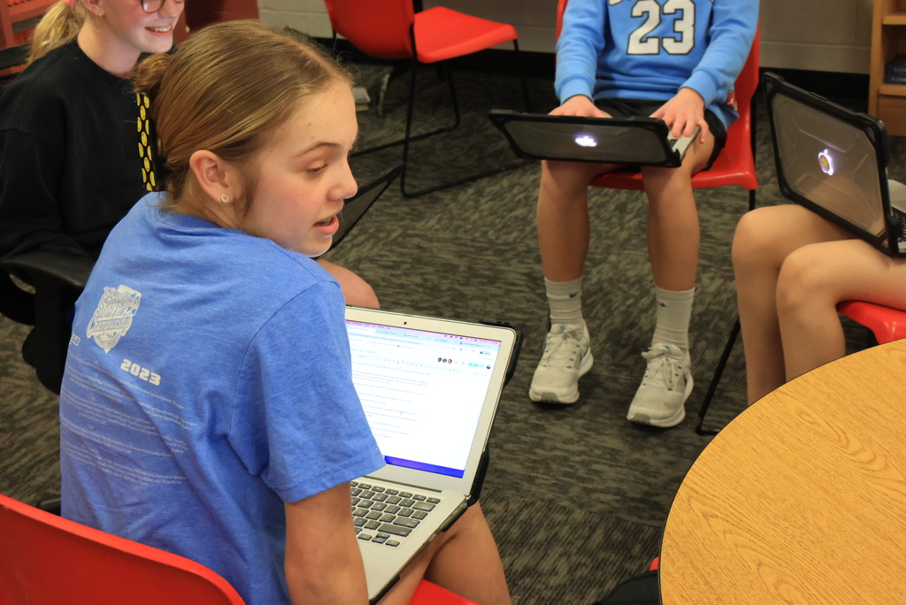 Mr. Last's 7th grade ELA classes are working on a unit on space exploration. Today, after reading a passage in their books, they got into small groups and worked on a fictional podcast about what it would be like to step onto Mars for the first time. There were lots of creative ideas that they will put together and share with their classmates when the podcast is finished. #celebrate379