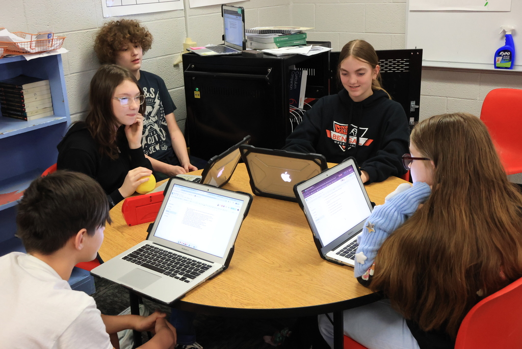 Mr. Last's 7th grade ELA classes are working on a unit on space exploration. Today, after reading a passage in their books, they got into small groups and worked on a fictional podcast about what it would be like to step onto Mars for the first time. There were lots of creative ideas that they will put together and share with their classmates when the podcast is finished. #celebrate379