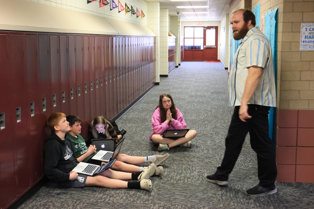 Mr. Last's 7th grade ELA classes are working on a unit on space exploration. Today, after reading a passage in their books, they got into small groups and worked on a fictional podcast about what it would be like to step onto Mars for the first time. There were lots of creative ideas that they will put together and share with their classmates when the podcast is finished. #celebrate379