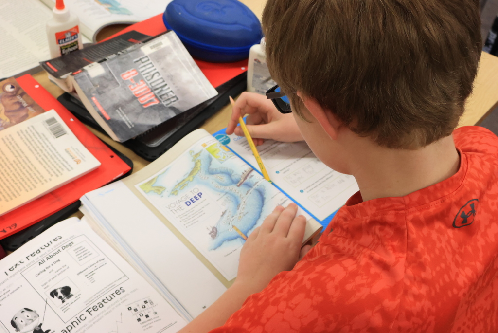 Mrs. Schurle's ELA class was "voyaging into the deep" today! They read and researched a story about Jacques Piccard. He and Lieutenant Don Walsh of the United States Navy were the first people to explore the deepest known part of the world's ocean. #celebrate379