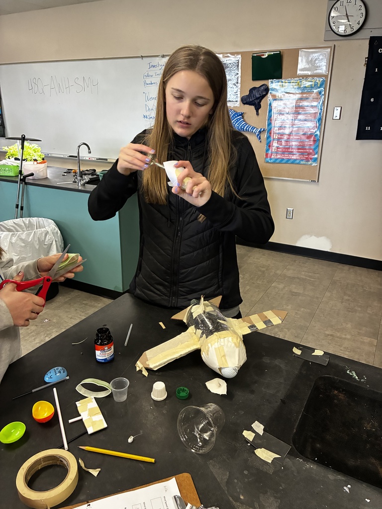 Mr. Walsh's 6th graders explored the engineering design process to build and test anemometers, wind vanes and bottle rockets as part of their weather and climate unit. They tested their ideas in the lab, took them outside for a field test, made adjustments, and conducted a final test. Many of the bottle rockets flew much farther after improvements, and the anemometers read wind speed more accurately. The students used their wind vanes and anemometers to decide the best direction to launch their rocket. #celebrate379