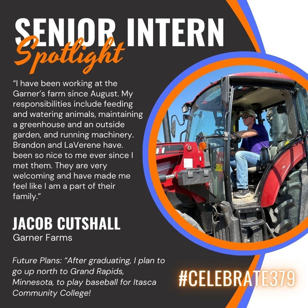 CCCHS Senior Intern Spotlight #celebrate379
